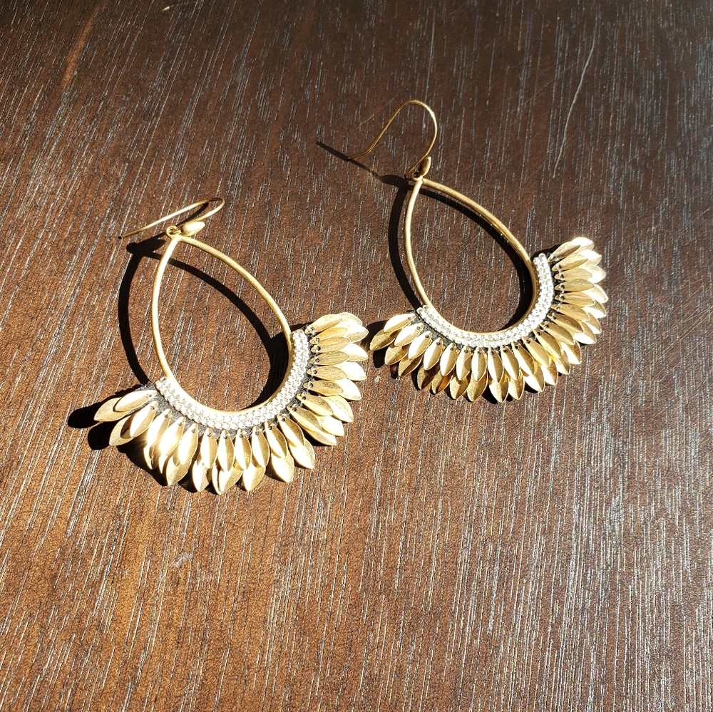 Stella and Dot Pegasus Earrings